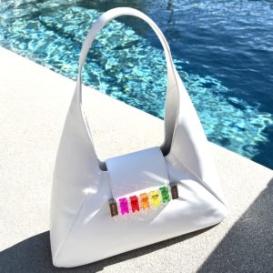 Rainbow Baby Jewel Dream Belt Bag - White - Bentz